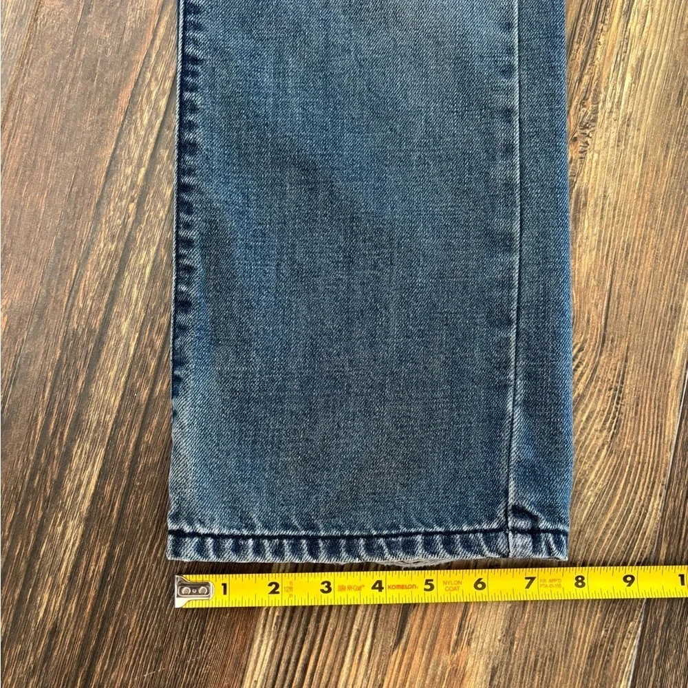 Guess Los Angeles Regular Straight Crescent Fit Blue Denim Jeans Mens 29x30